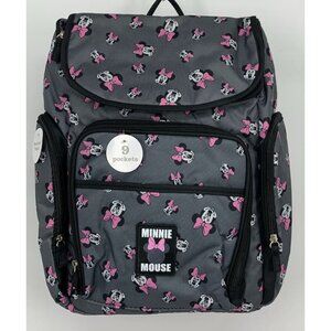 Disney Minnie Mouse Multi-Piece Diaper Baby Back Pack Set Insulated 9 Pocket New